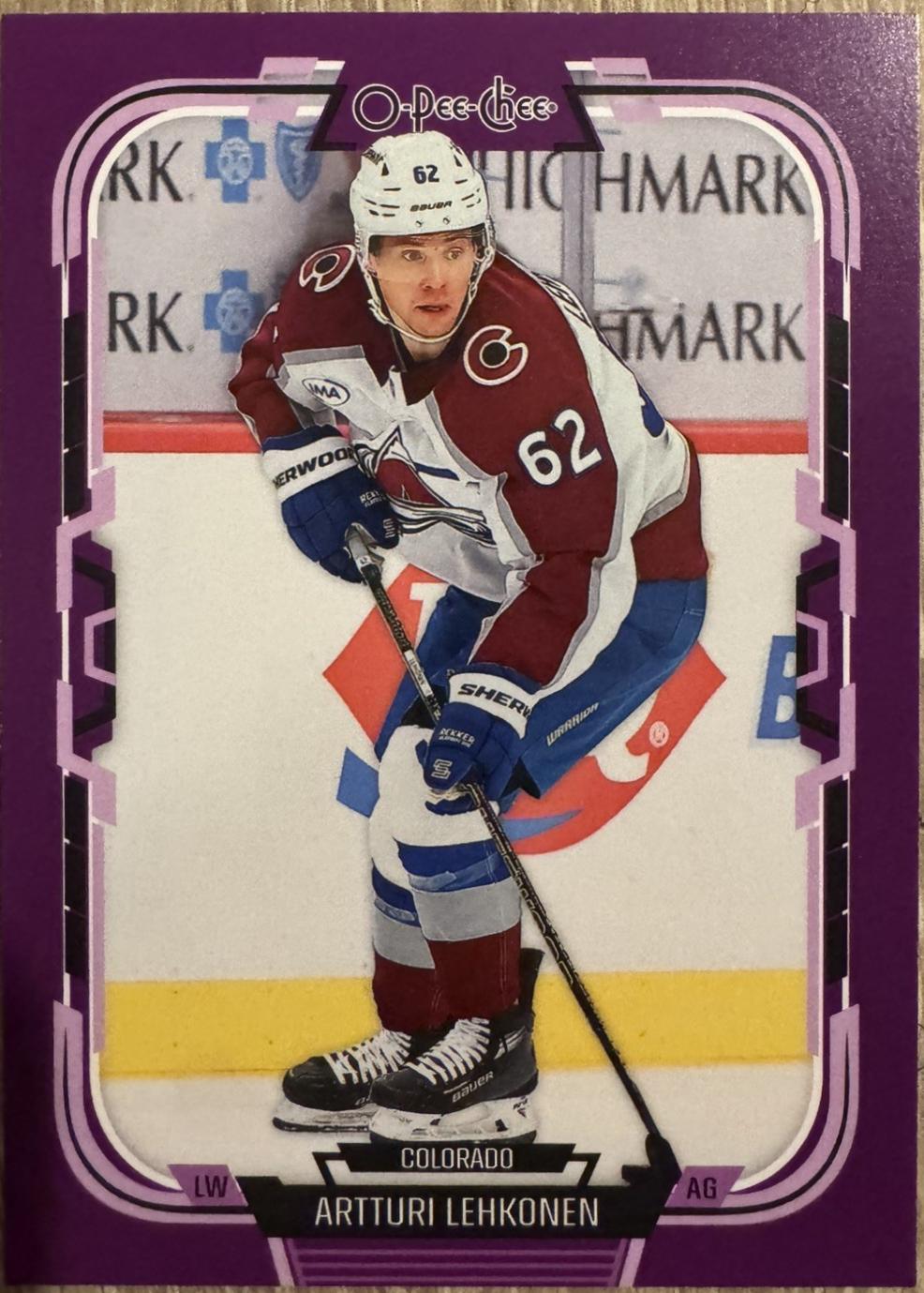 Artturi Lehkonen [Purple Border] #236
