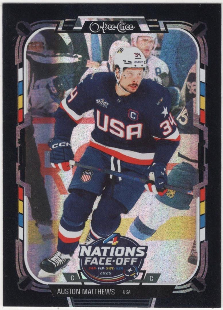 Auston Matthews [Rainbow Foil Black] #508
