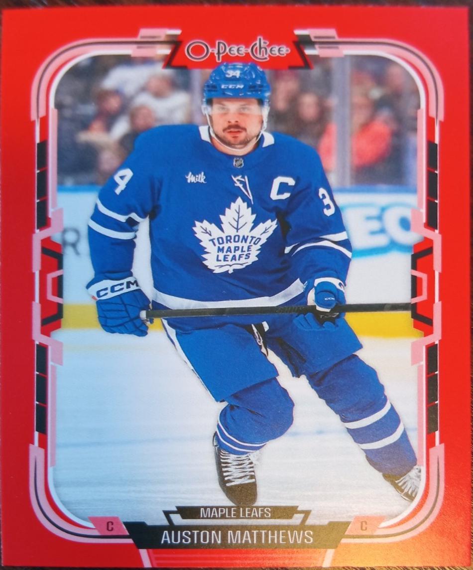 Auston Matthews [Red Border] #15