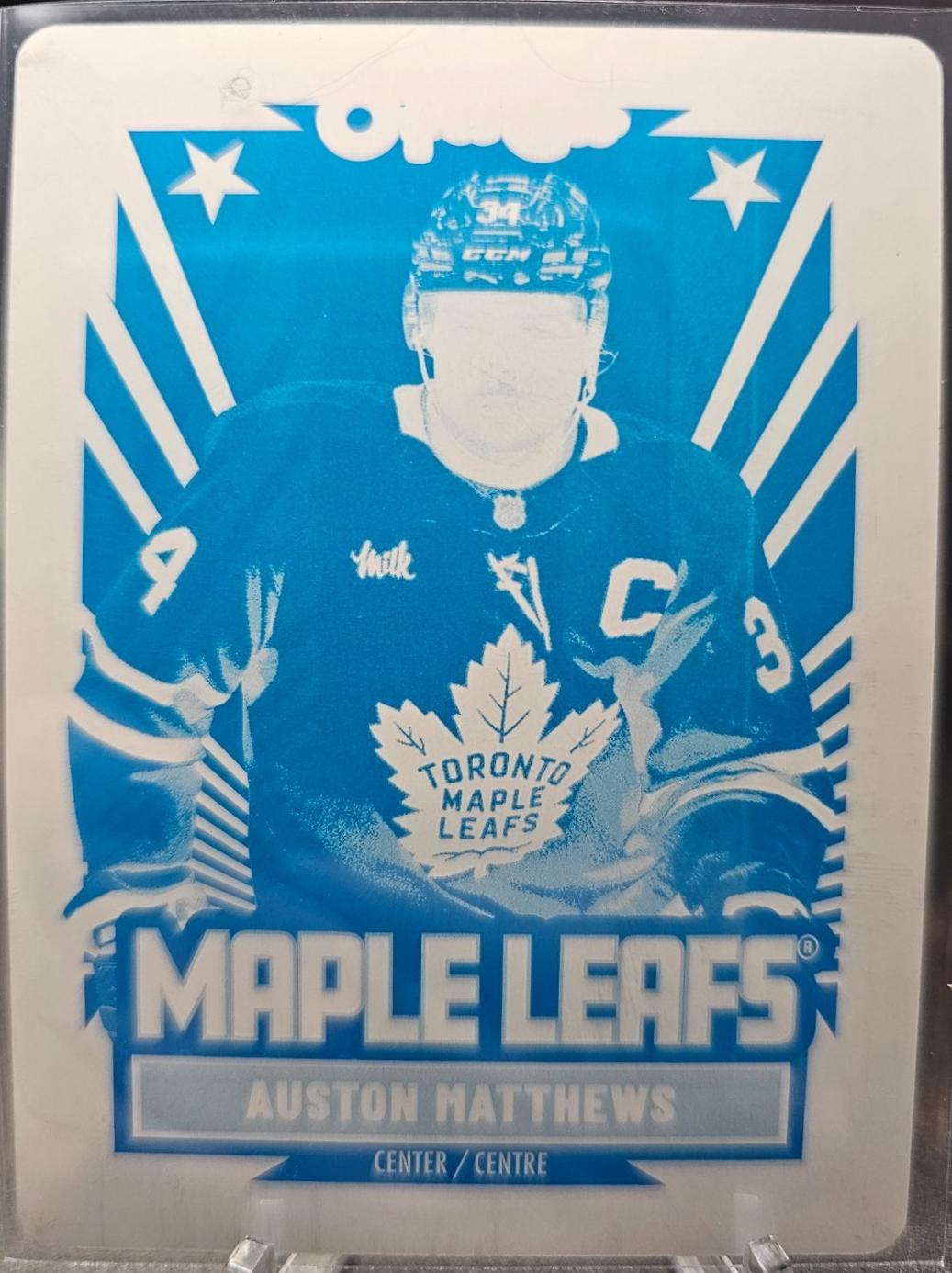 Auston Matthews [Retro Printing Plate] #15