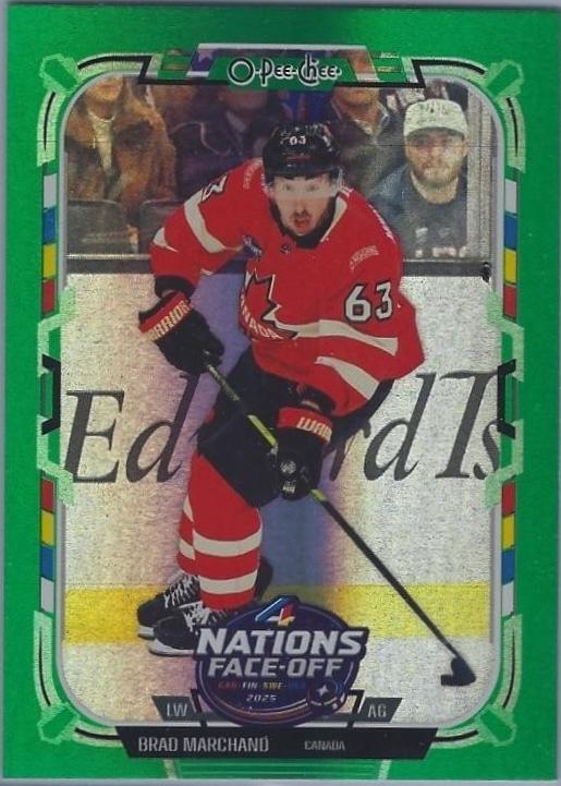 Brad Marchand [Rainbow Foil Green] #539