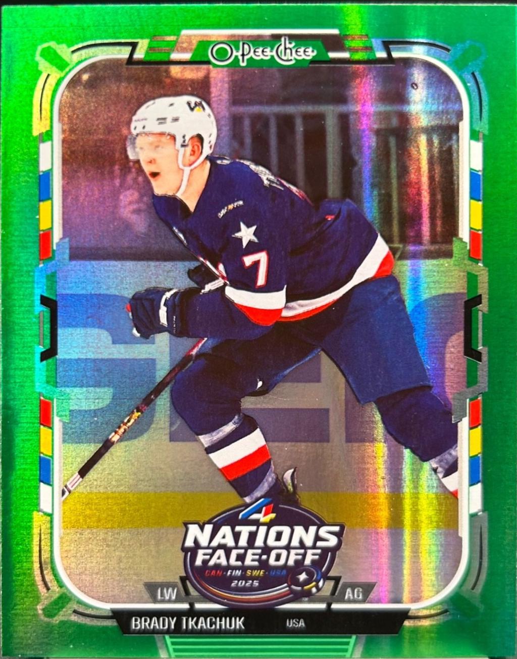 Brady Tkachuk [Rainbow Foil Green] #503