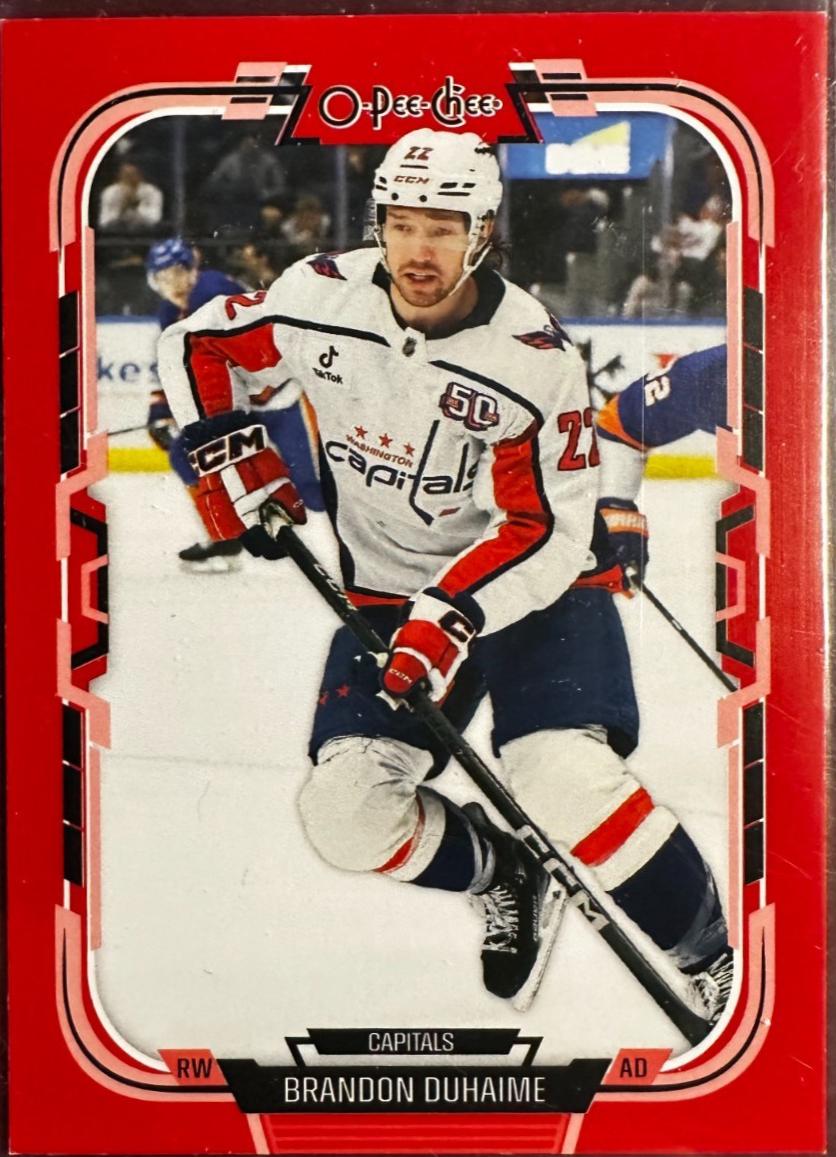 Brandon Duhaime [Red Border Blank Back] #155