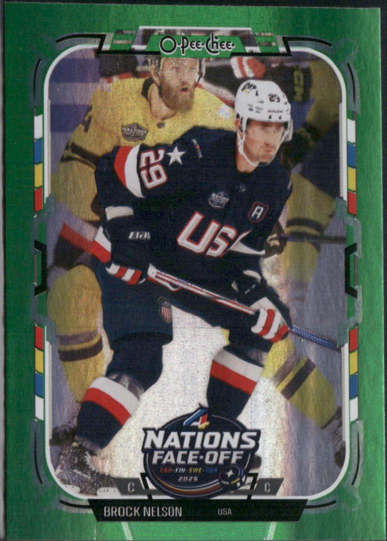 Brock Nelson [Rainbow Foil Green] #510