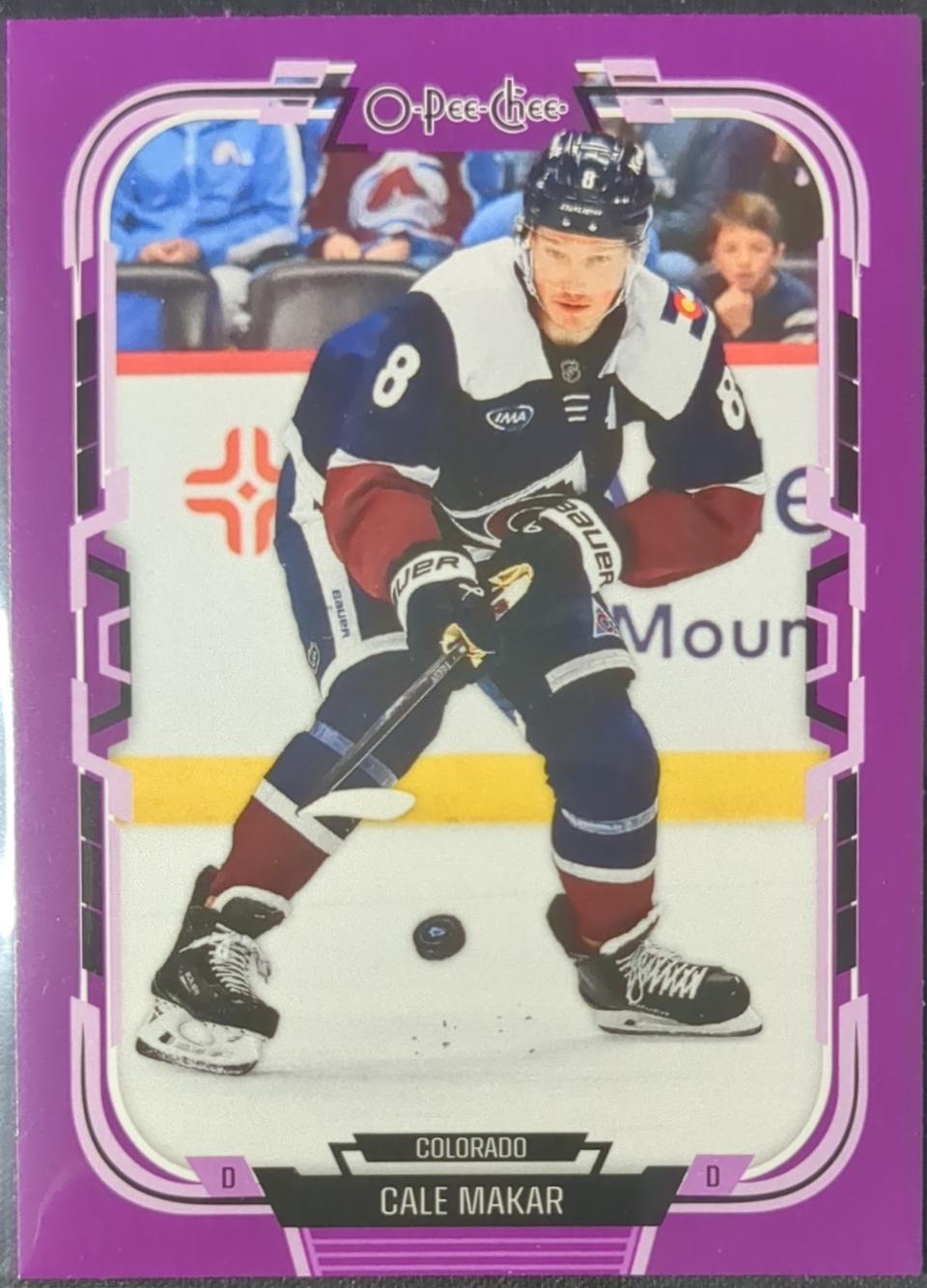 Cale Makar [Purple Border] #27