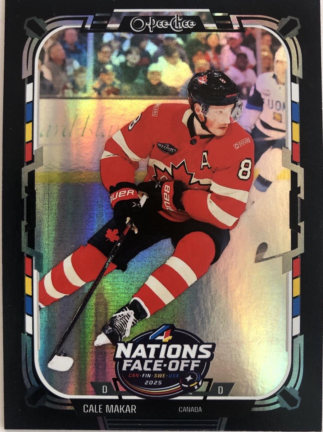 Cale Makar [Rainbow Foil Black] #528