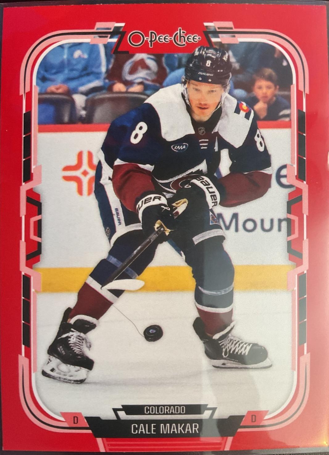 Cale Makar [Red Border] #27