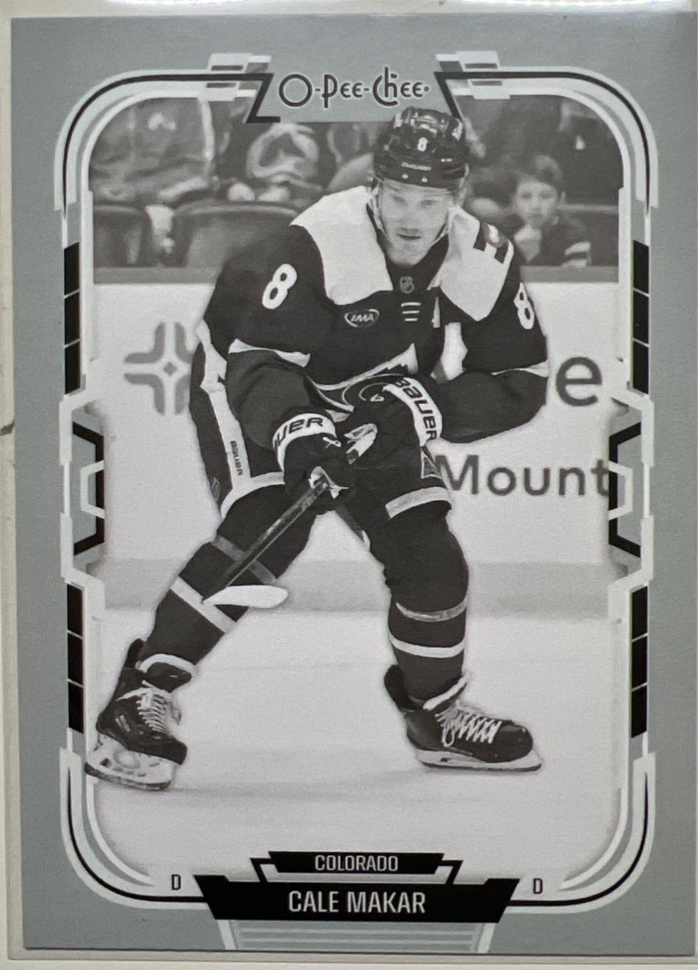 Cale Makar [Variation Black White] #27