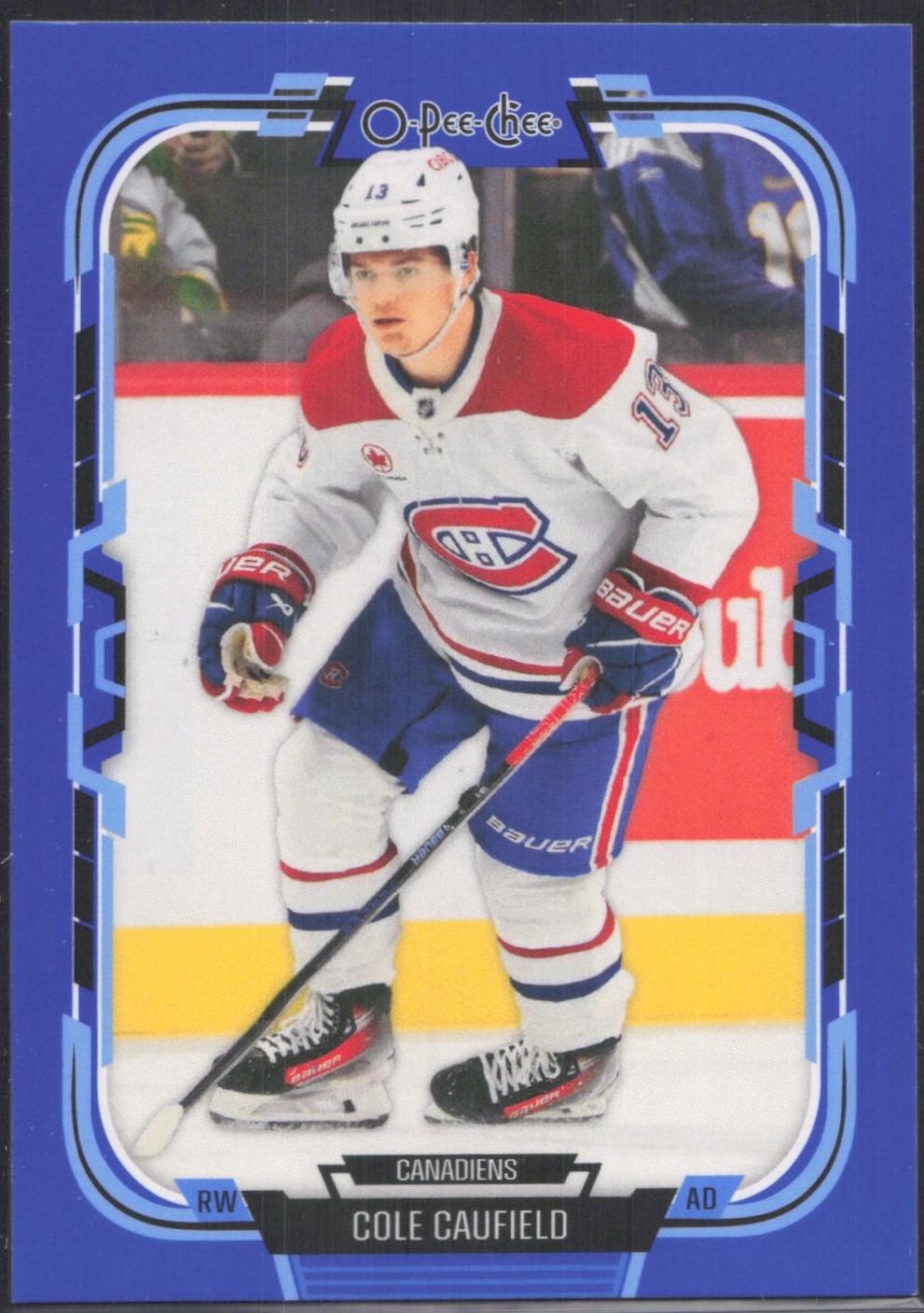 Cole Caufield [Blue Border] #3