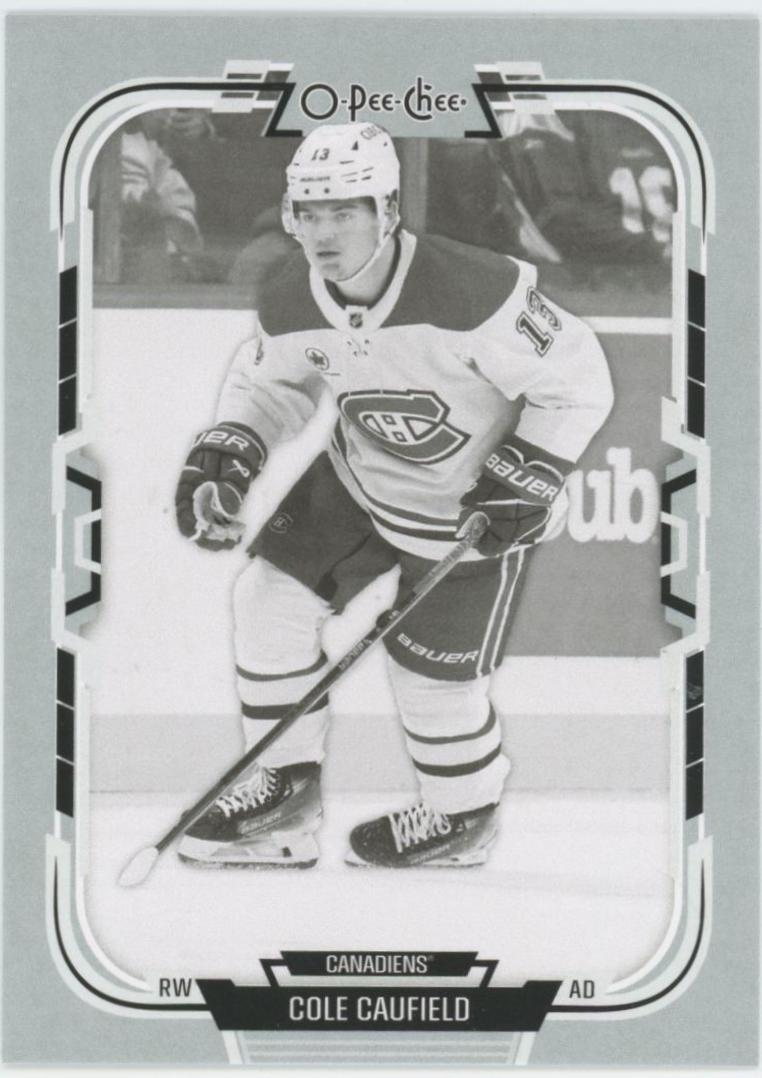 Cole Caufield [Variation Black White] #3