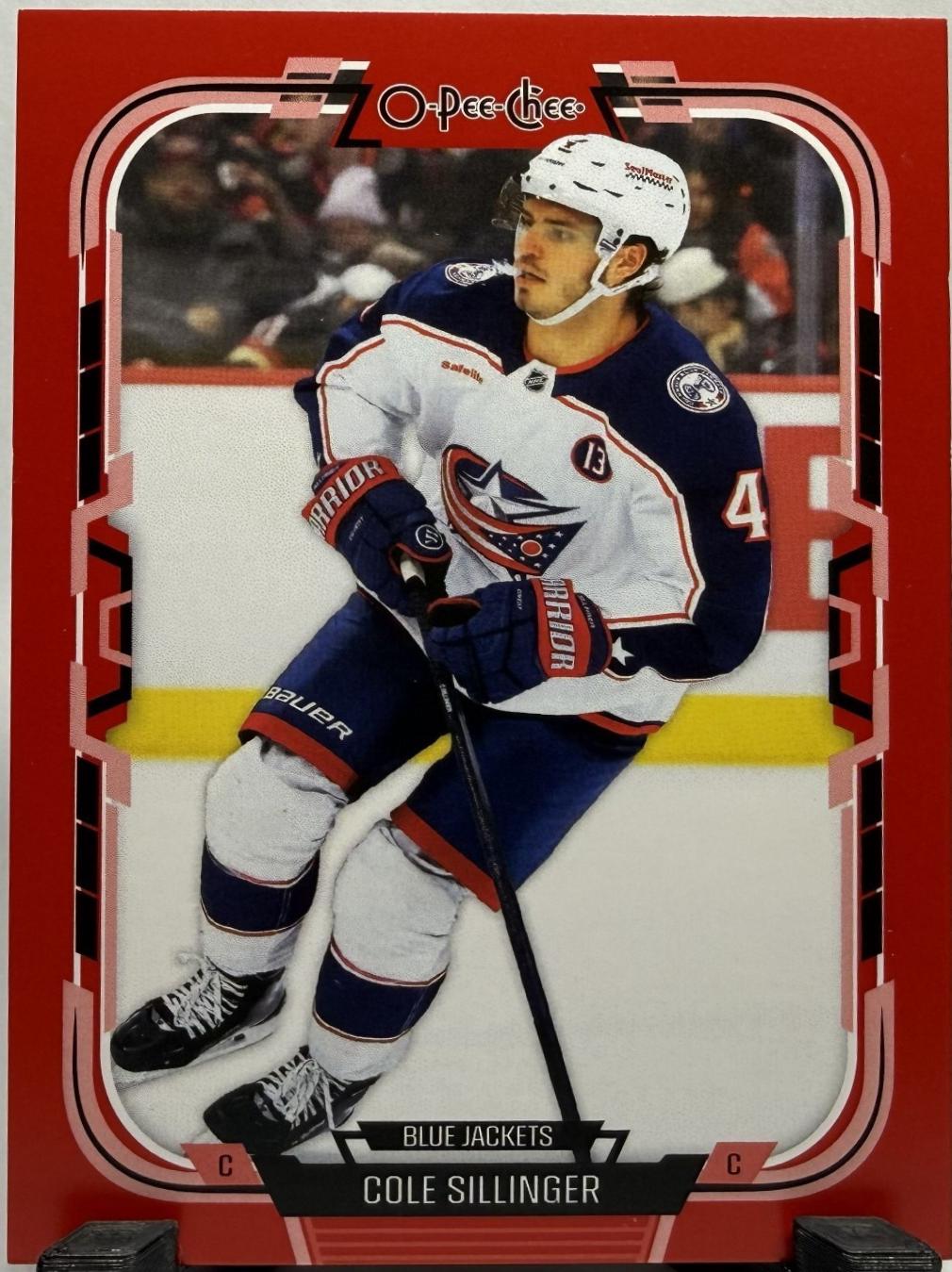 Cole Sillinger [Red Border Blank Back] #222