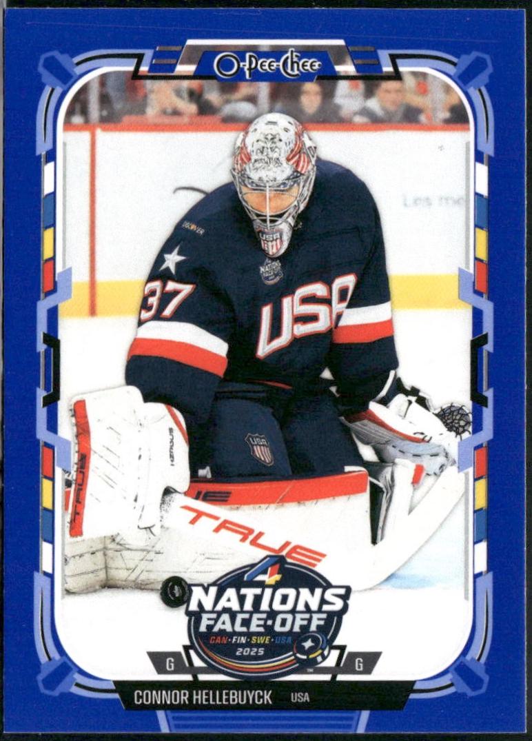Connor Hellebuyck [Blue Border] #537