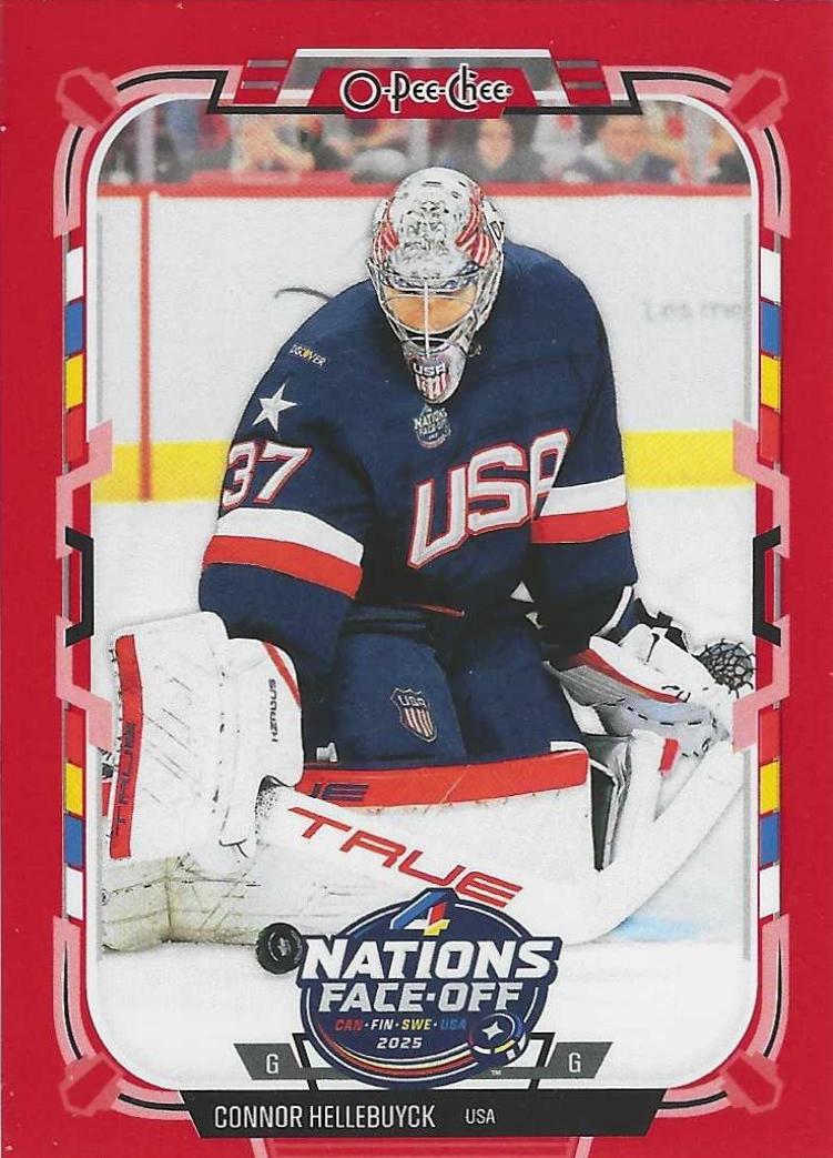 Connor Hellebuyck [Red Border] #537