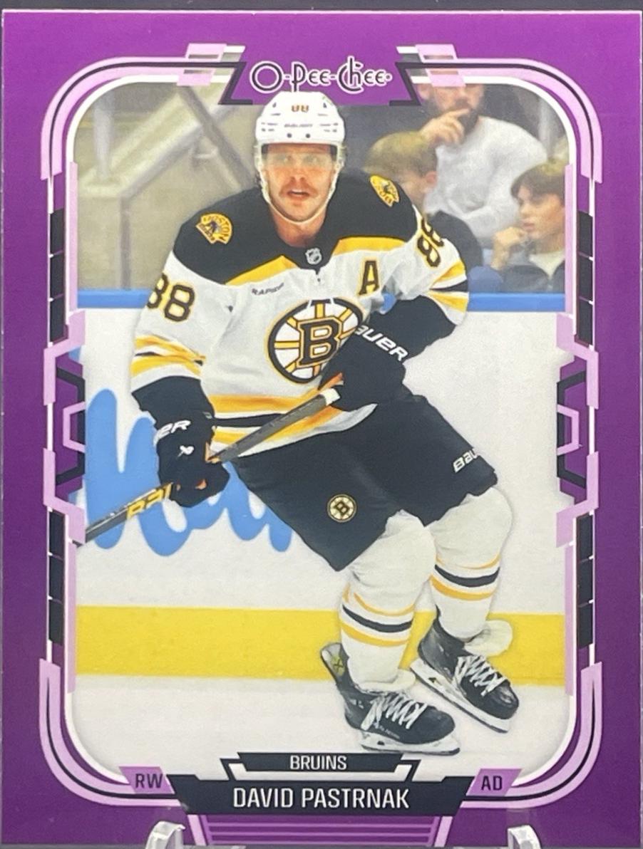 David Pastrnak [Purple Border] #56