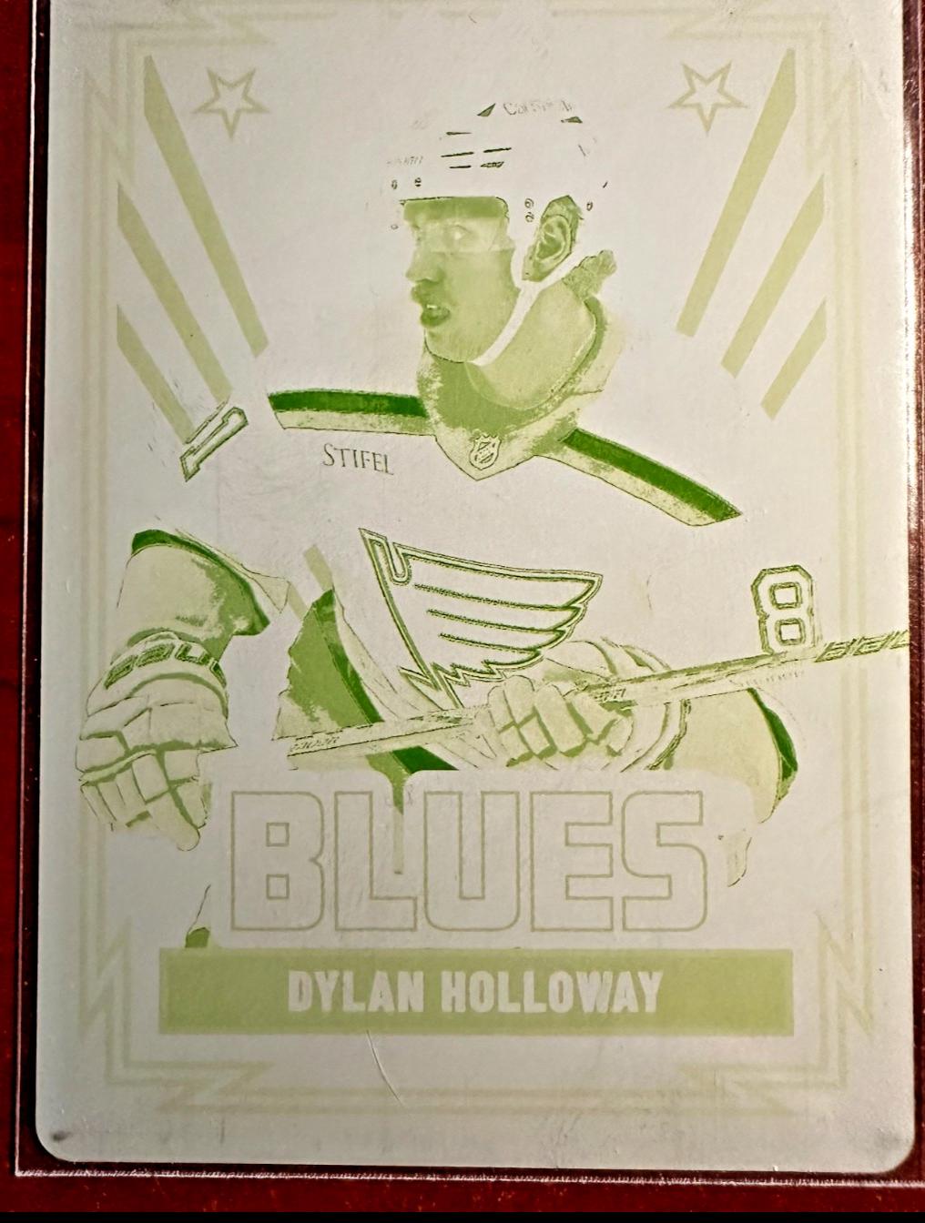 Dylan Holloway [Printing Plate] #254