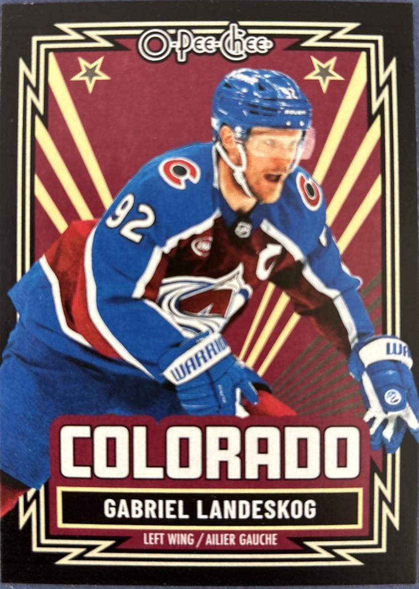 Gabriel Landeskog [Retro Black Border] #477