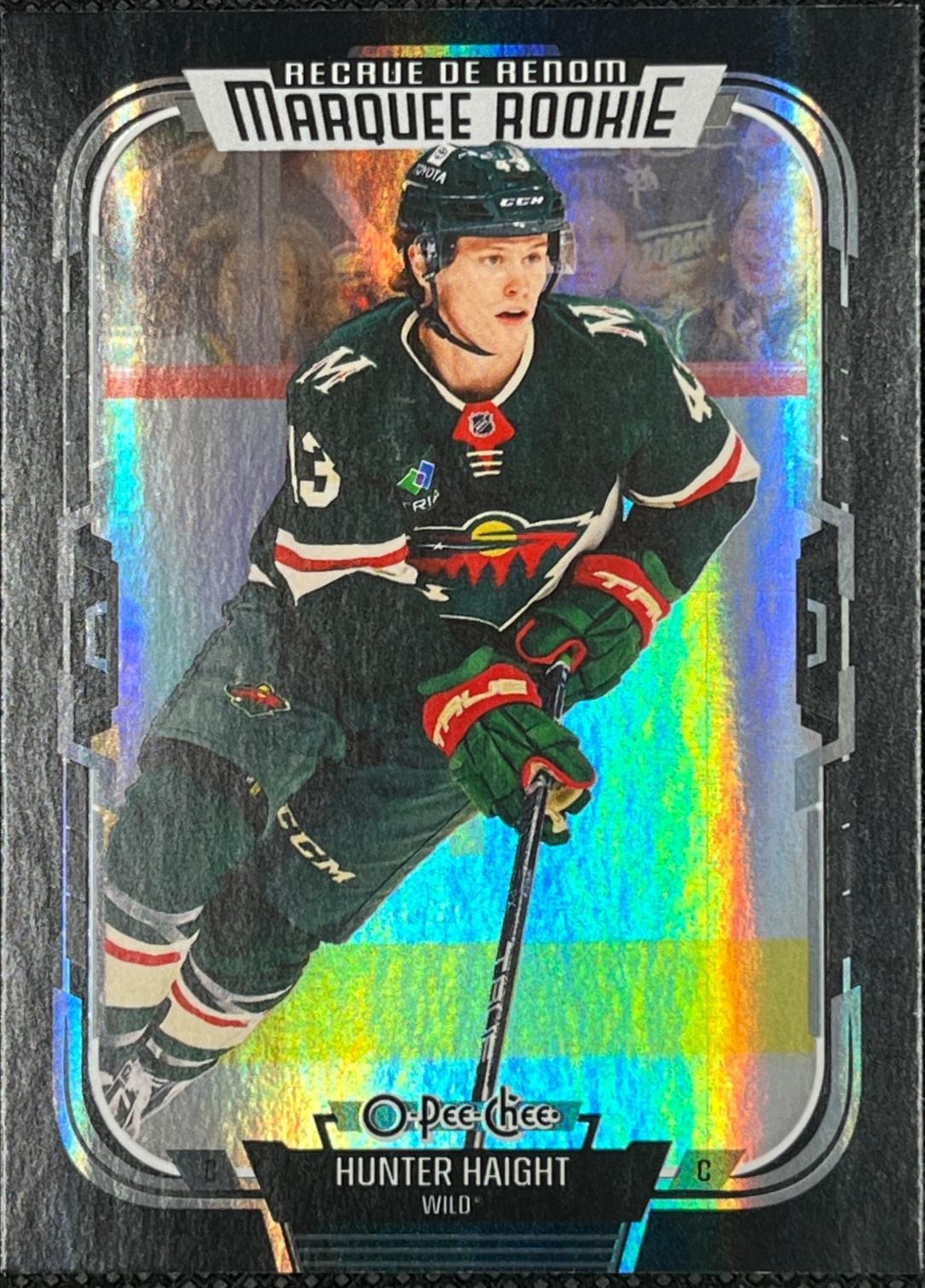 Hunter Haight [Rainbow Foil Black] #588
