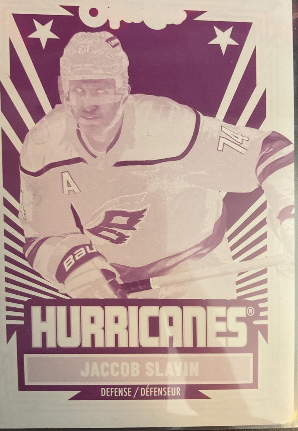 Jaccob Slavin [Retro Printing Plate] #526