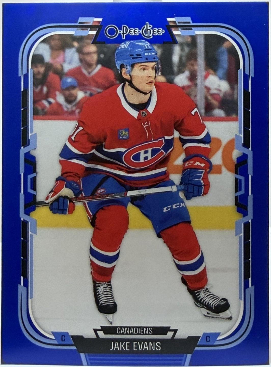 Jake Evans [Blue Border] #58