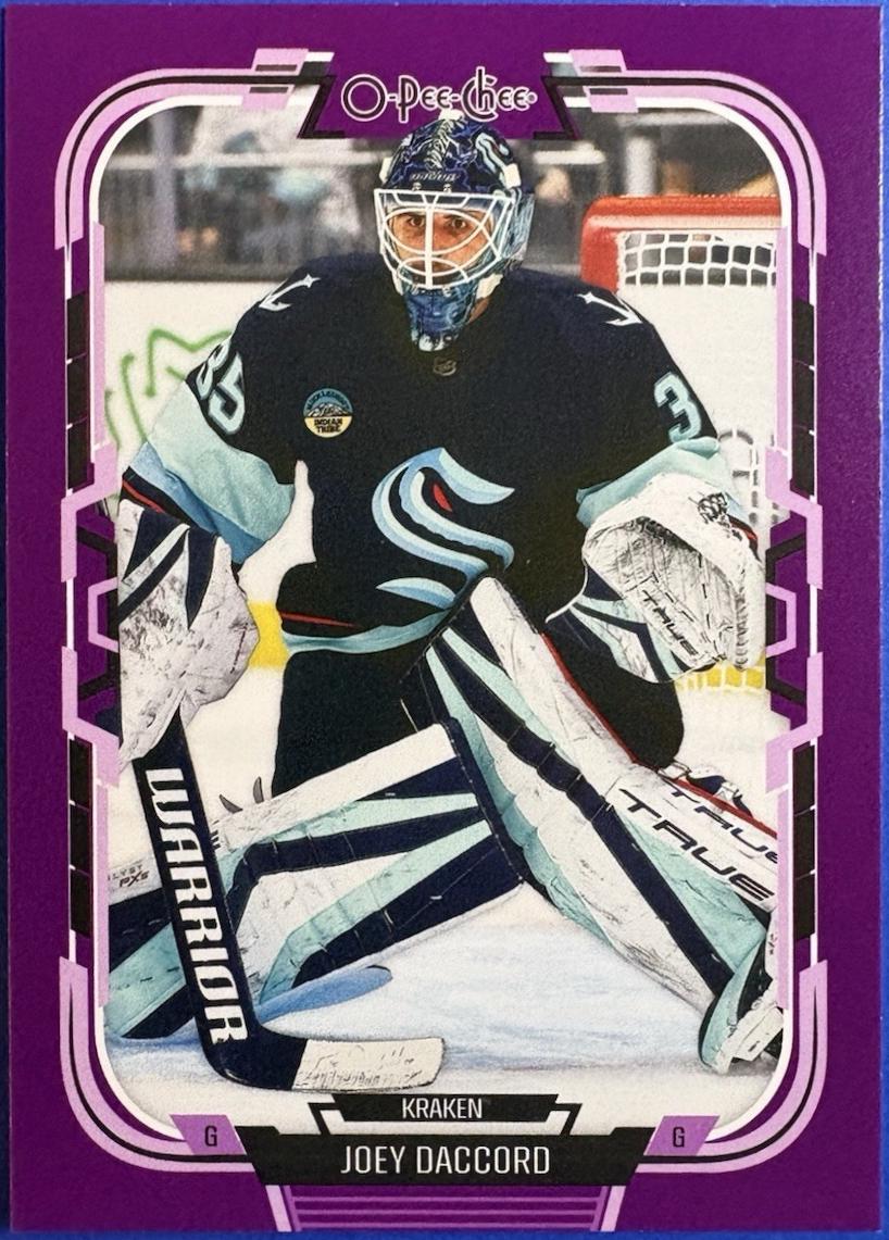 Joey Daccord [Purple Border] #239