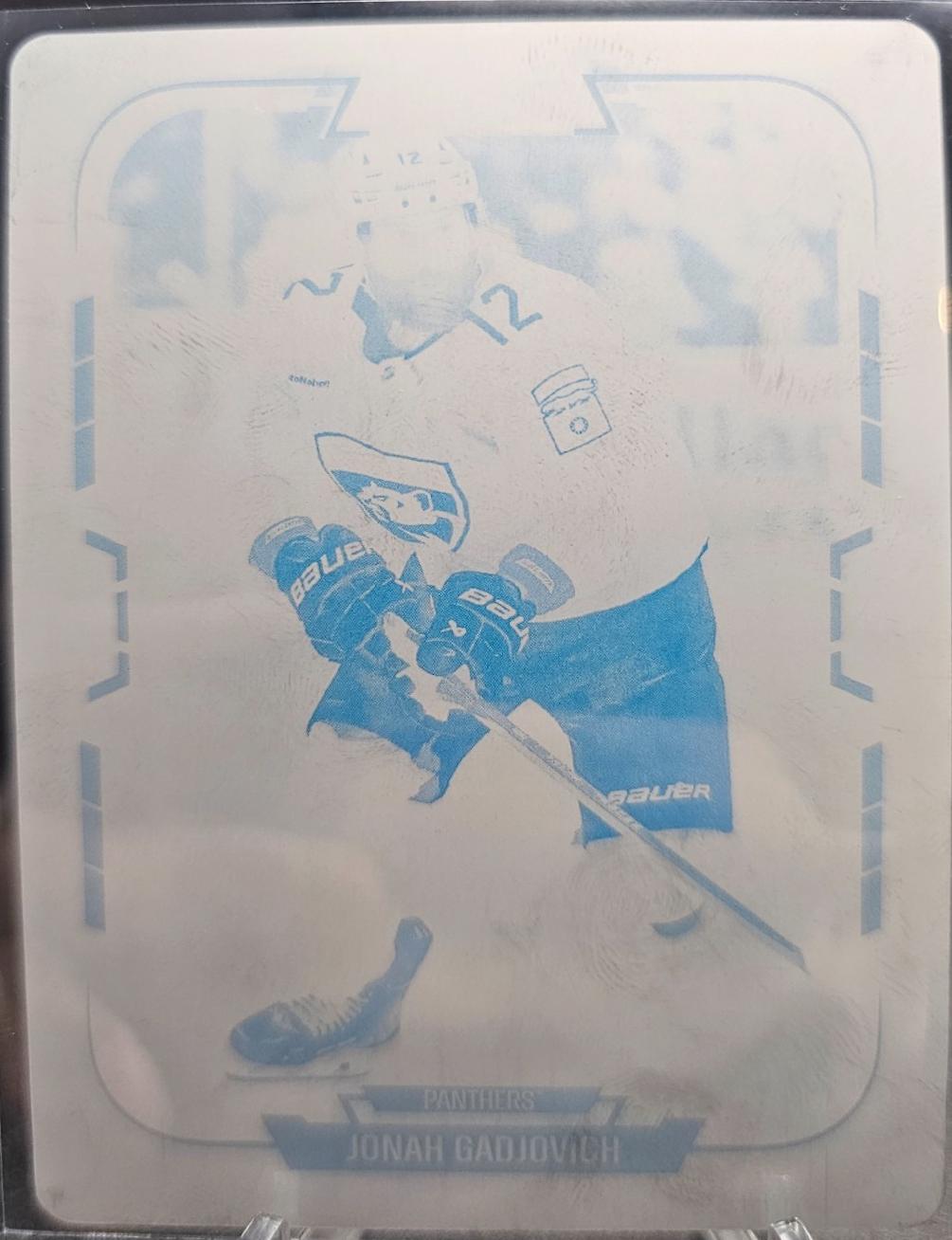Jonah Gadjovich [Printing Plate] #407