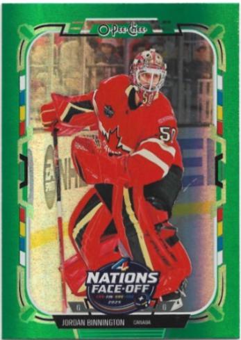 Jordan Binnington [Rainbow Foil Green] #507