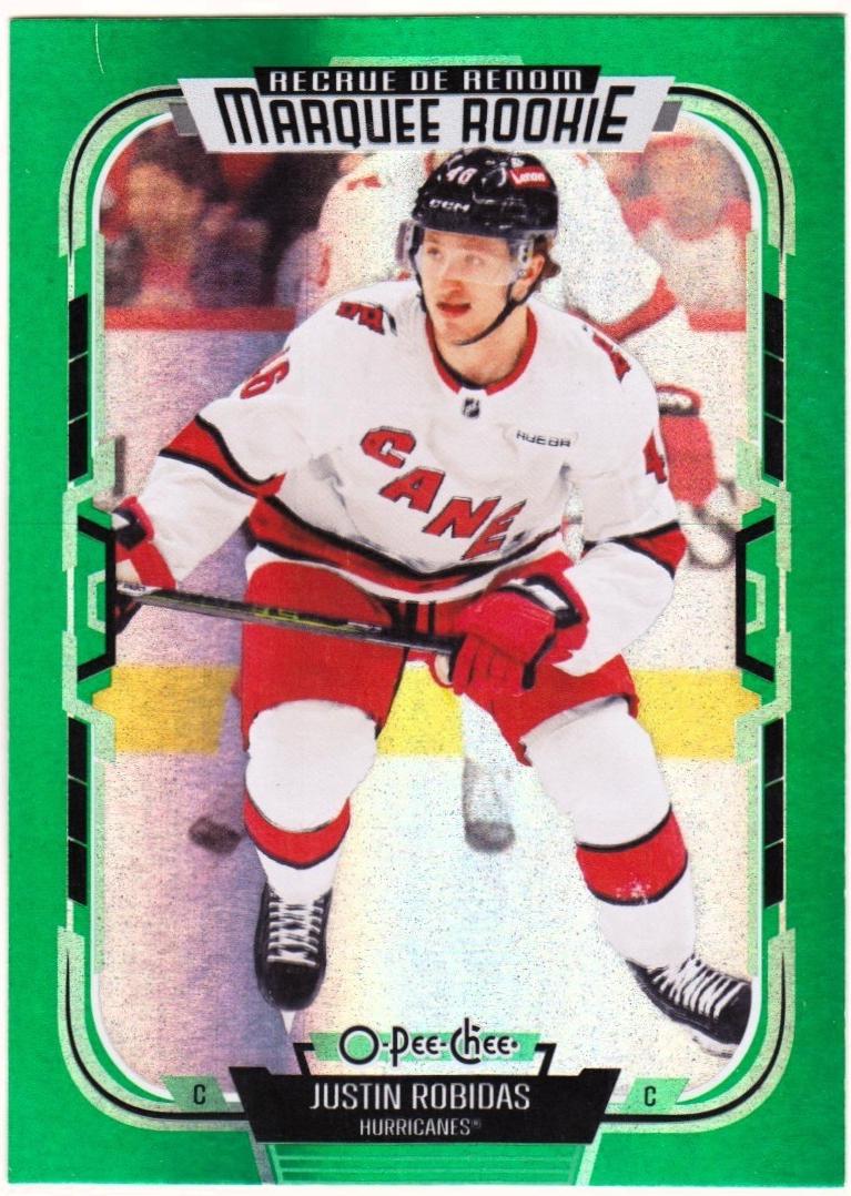 Justin Robidas [Rainbow Foil Green] #574