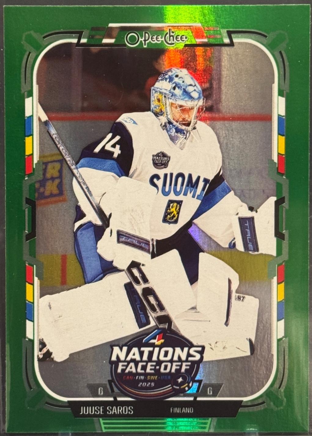 Juuse Saros [Rainbow Foil Green] #521