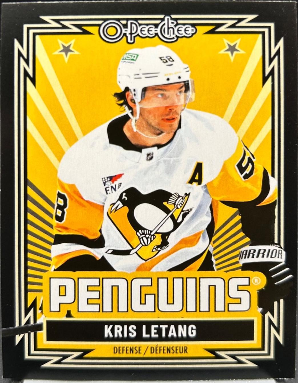 Kris Letang [Retro Black Border] #334