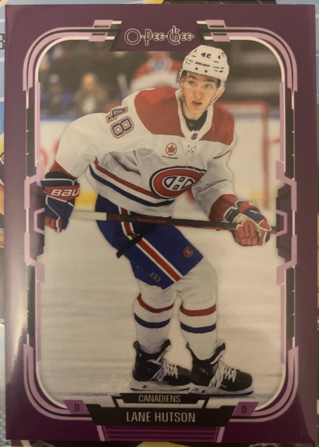 Lane Hutson [Purple Border] #258