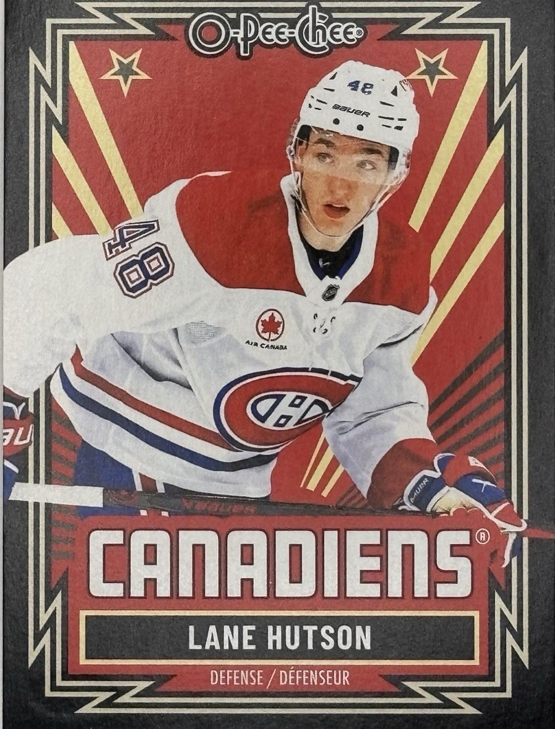 Lane Hutson [Retro Black Border] #258
