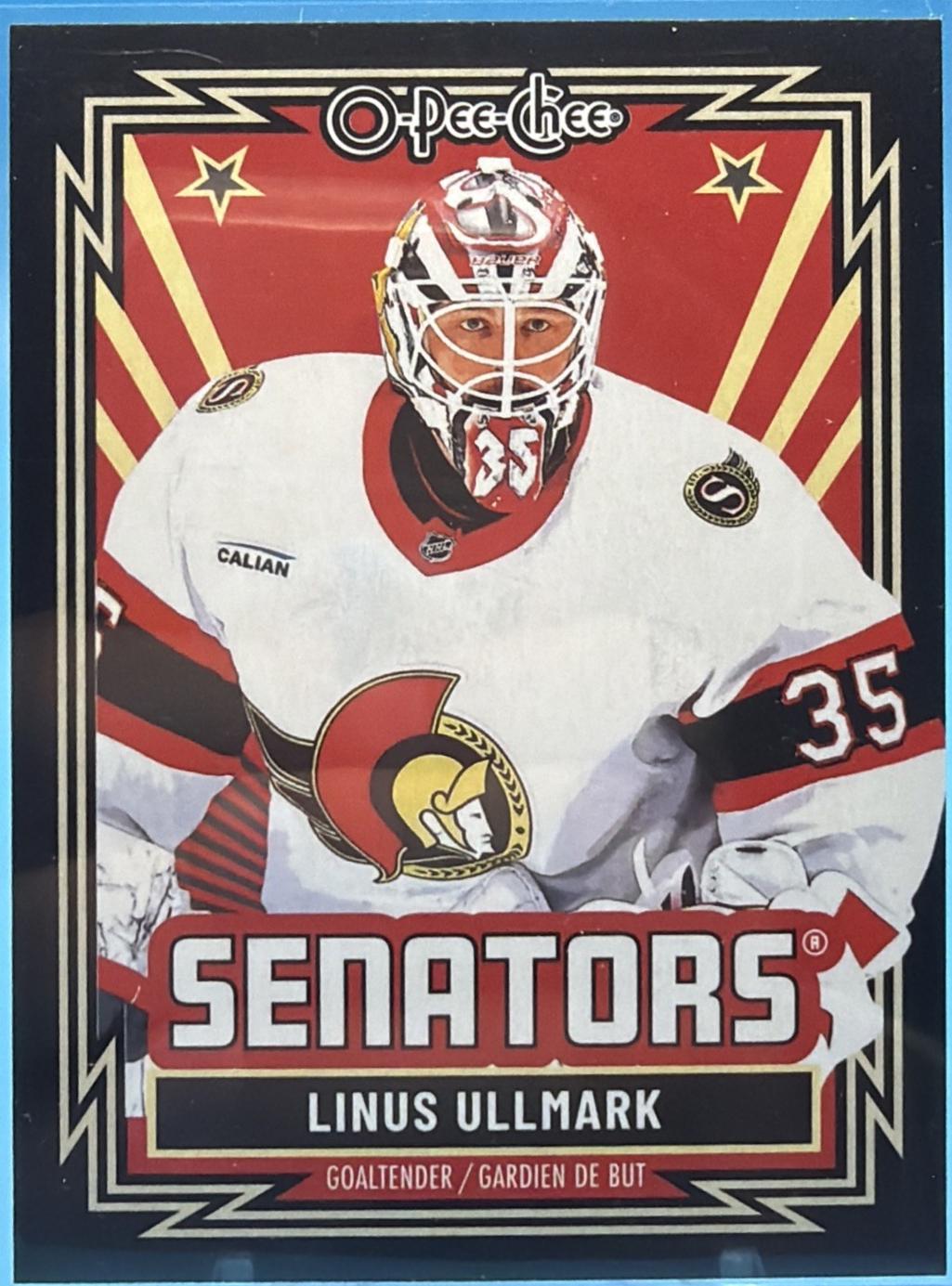 Linus Ullmark [Retro Black Border] #34