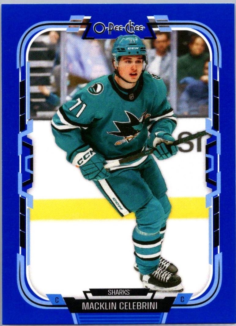 Macklin Celebrini [Blue Border] #119