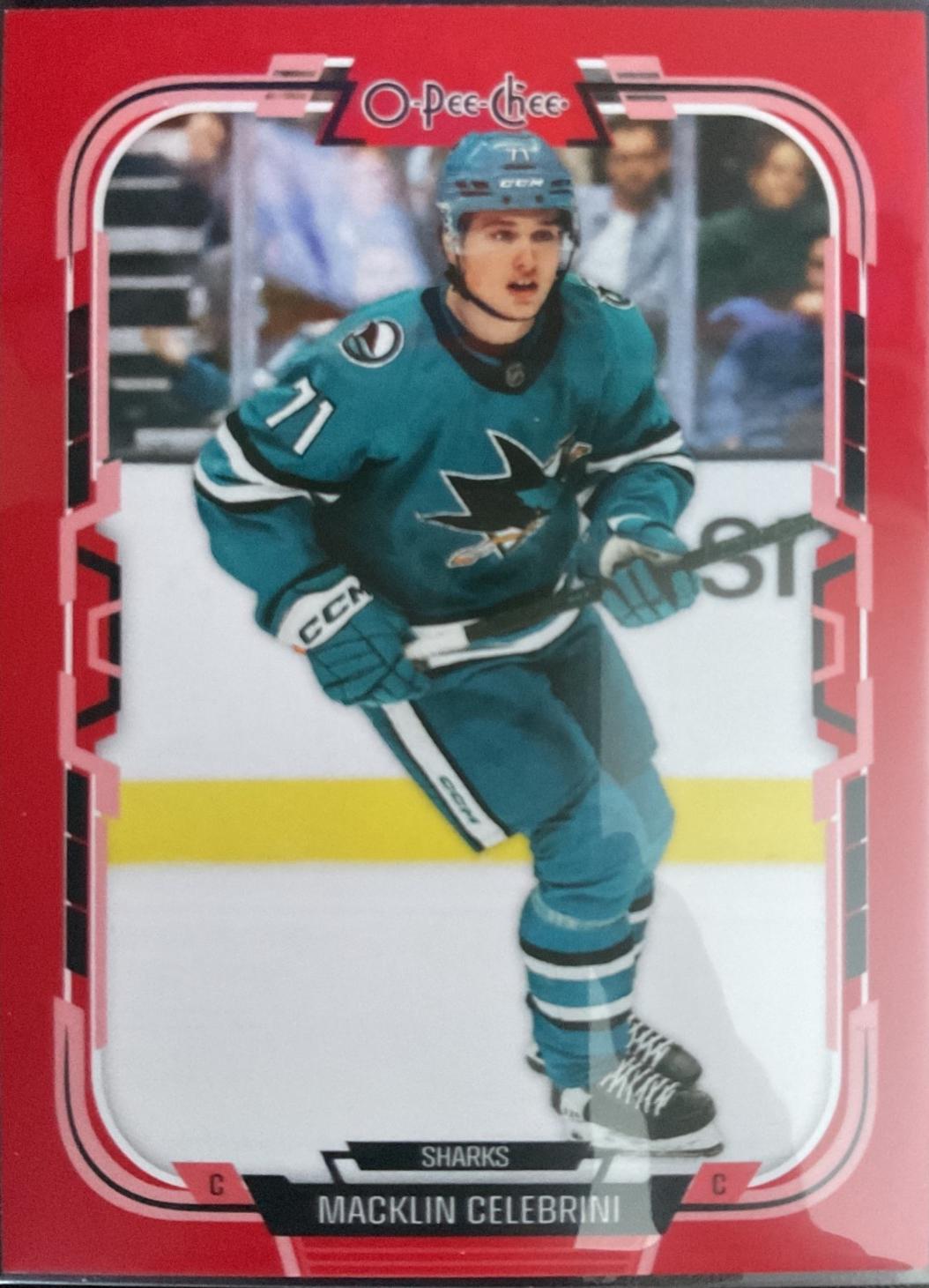Macklin Celebrini [Red Border] #119