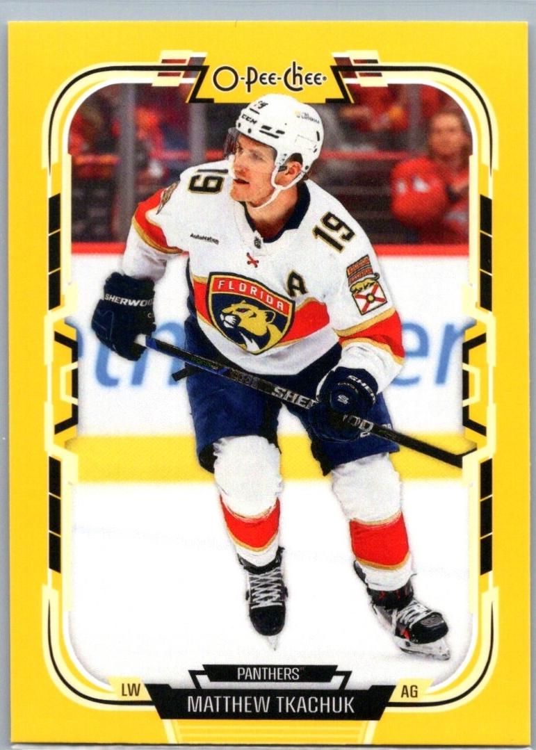 Matthew Tkachuk [Yellow Border] #252