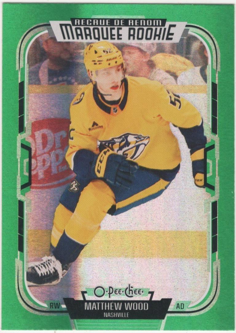 Matthew Wood [Rainbow Foil Green] #553