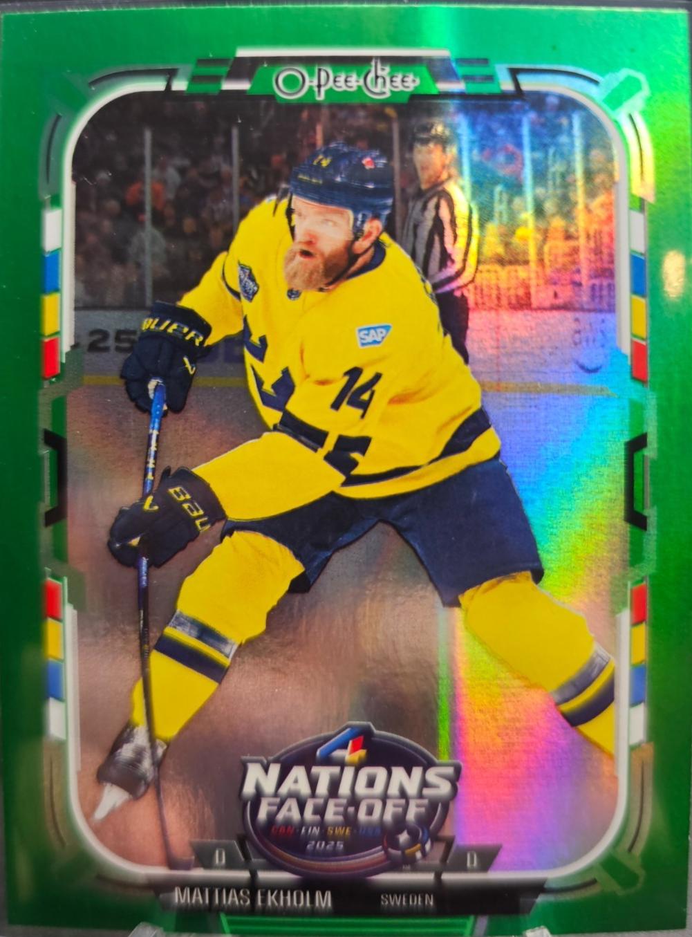 Mattias Ekholm [Rainbow Foil Green] #527