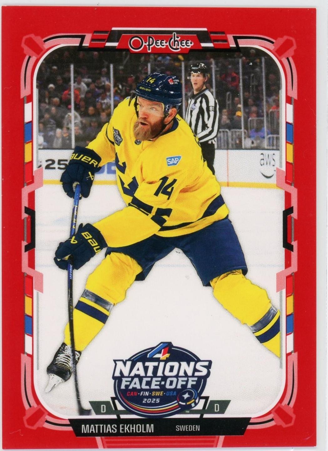 Mattias Ekholm [Red Border Blank Back] #527