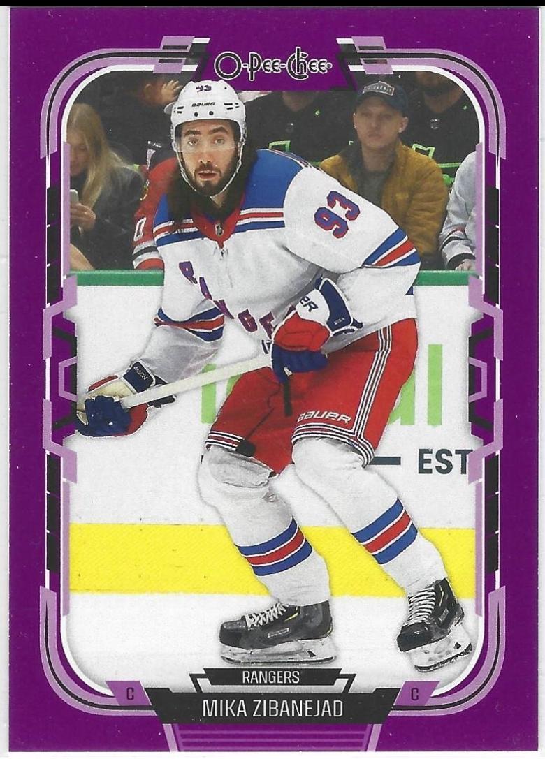 Mika Zibanejad [Purple Border] #228