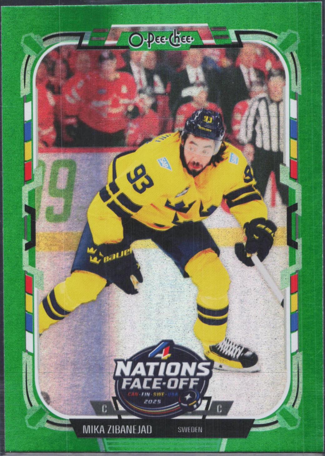 Mika Zibanejad [Rainbow Foil Green] #536