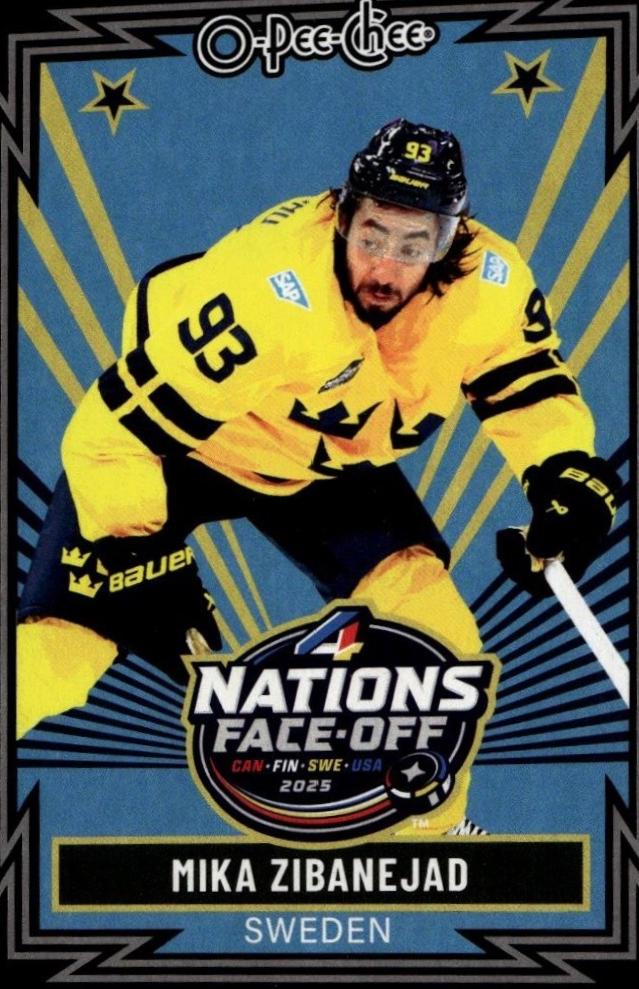 Mika Zibanejad [Retro Black Border] #536