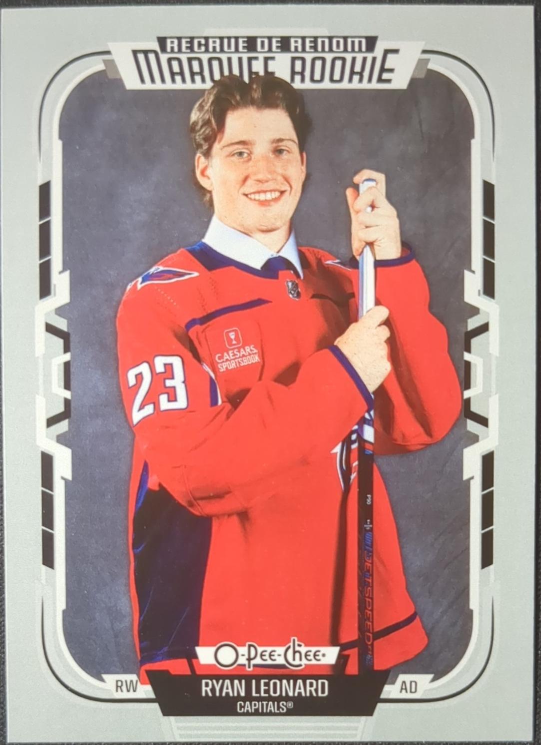 Ryan Leonard [Marquee Rookies Draft Photo Variation] #547