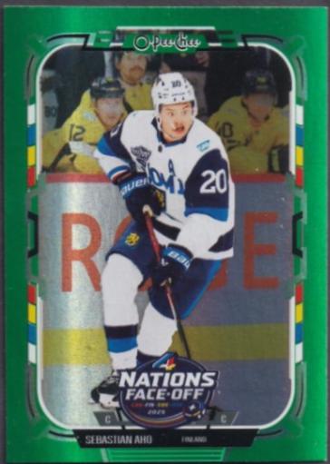 Sebastian Aho [Rainbow Foil Green] #535
