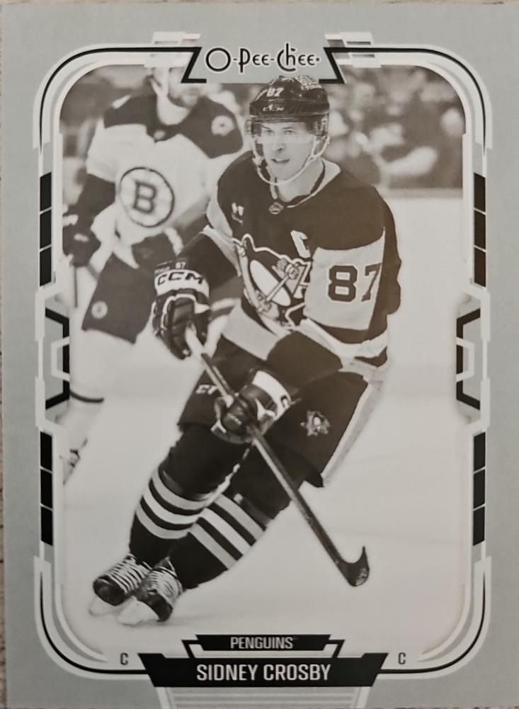 Sidney Crosby [Variation Black White] #129