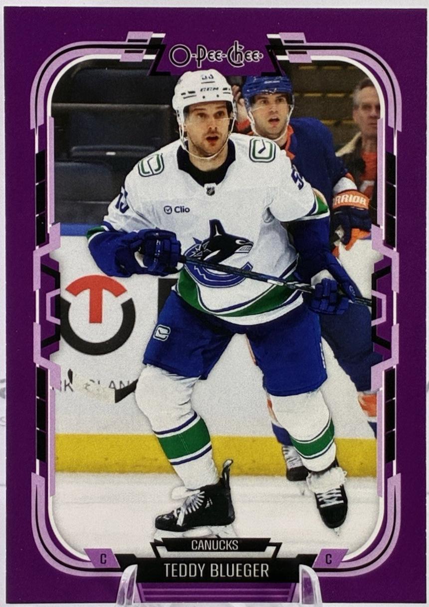 Teddy Blueger [Purple Border] #80