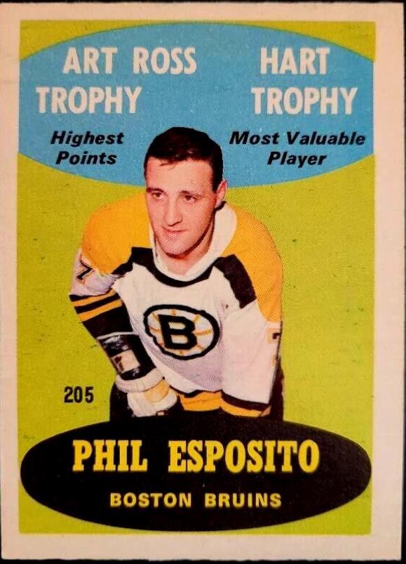 Phil Esposito [214 Back 205 Front] #205