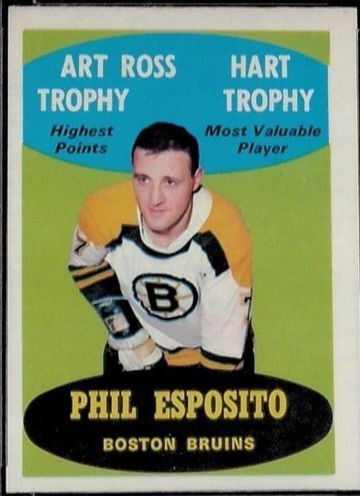Phil Esposito [214 Back No # Front] #205