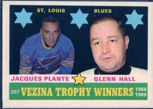 Vezina Trophy [J. Plante, G. Hall] #207