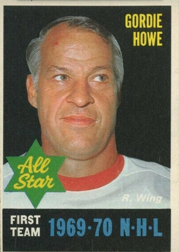 Gordie Howe [Black Bottom Print] #238