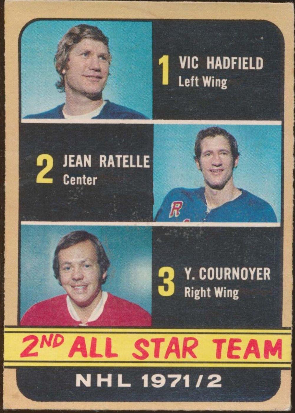 2nd All Star Team [Hadfield, Ratelle, Cournyr.] #250